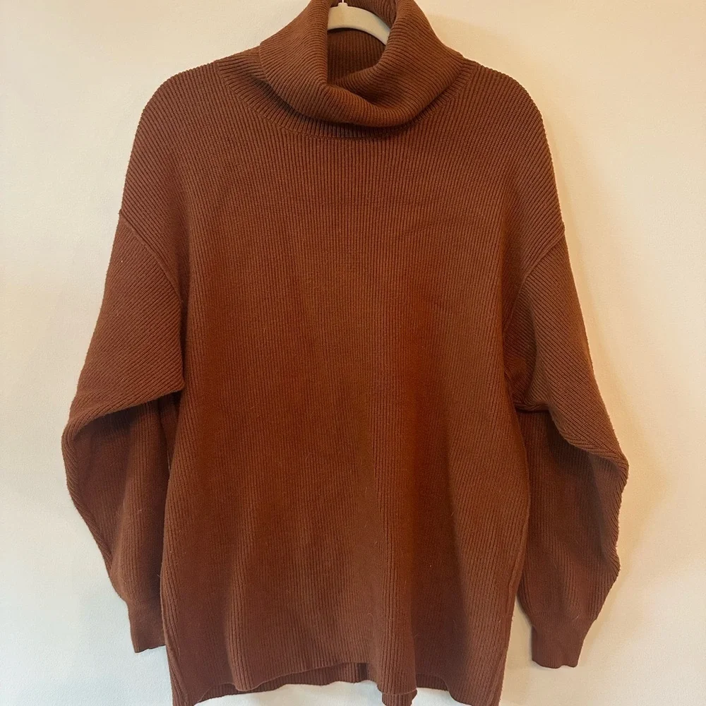 Free People Tunic Turtleneck Sweater